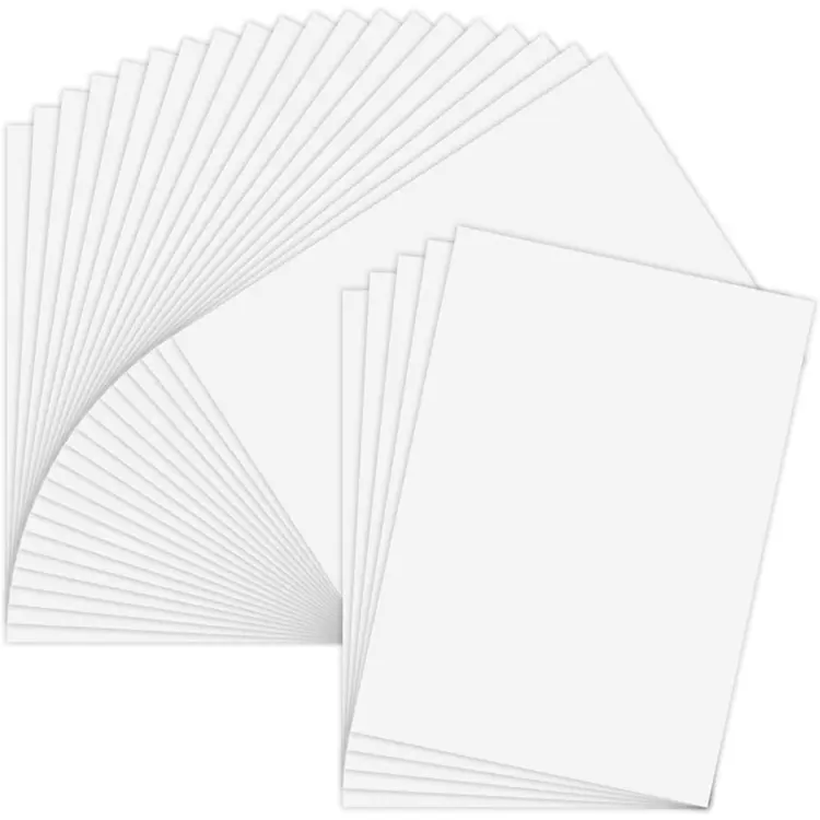 25 Sheets Printable Vinyl Sticker Paper Self-Adhesive Waterproof Matte  White Printing Paper Sheet, for Inkjet Printer