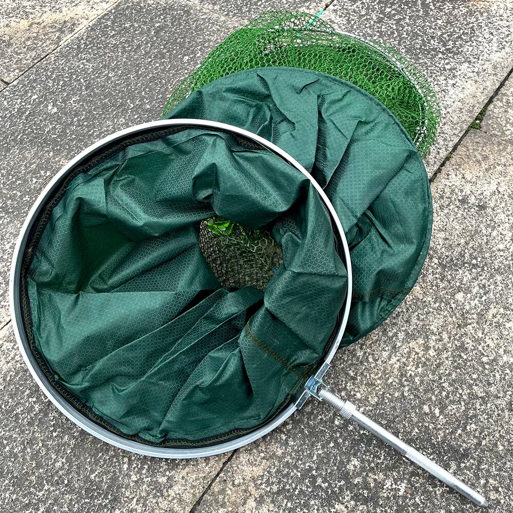 1.7-3m Fishing Basket Dip Net Trap Folding Telescopic Net Fish Mouth Protection Basket Outdoor Carp Fishing Tool Hold Over 50kg. 