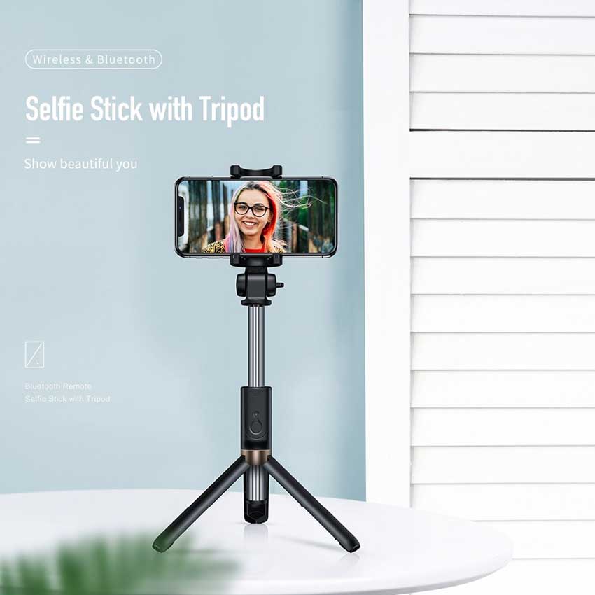 ROCK RPH0882 Bluetooth Mini Selfie Stick with Tripod. 