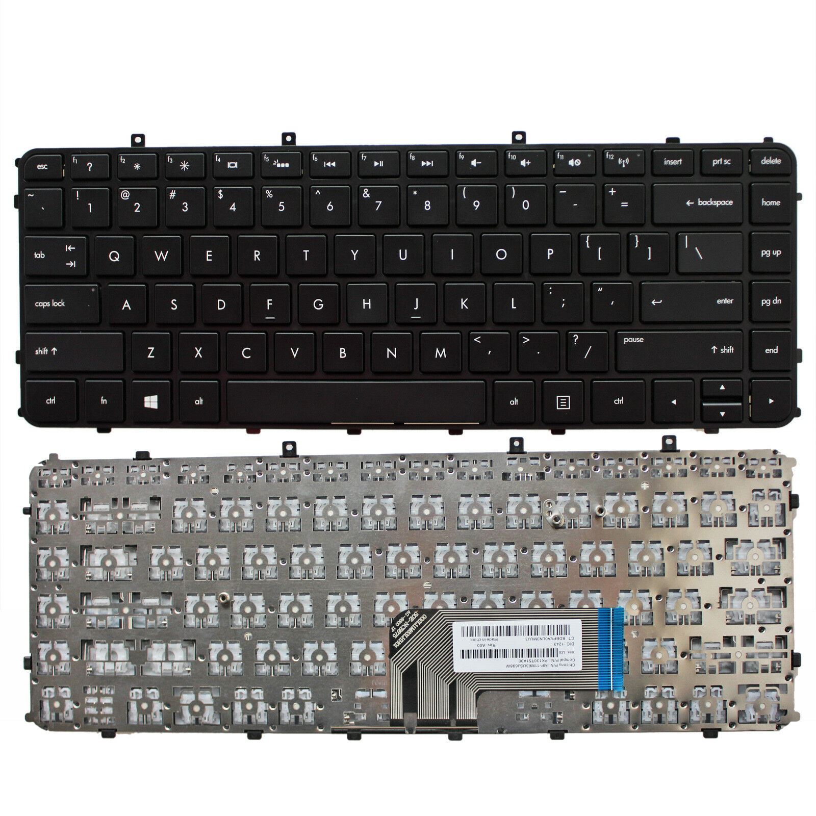 Laptop Keyboard For HP Envy 4 Envy 6 Envy6 4-1000 4-1100 4-1200 6-1000 6-1100 6-1200 Laptop black Keyboard