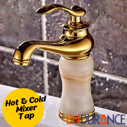 Luxury Gold Wash Basin Bathroom Sink Faucet Art Basin Mixer Taps Single Handle Lavatory Faucet