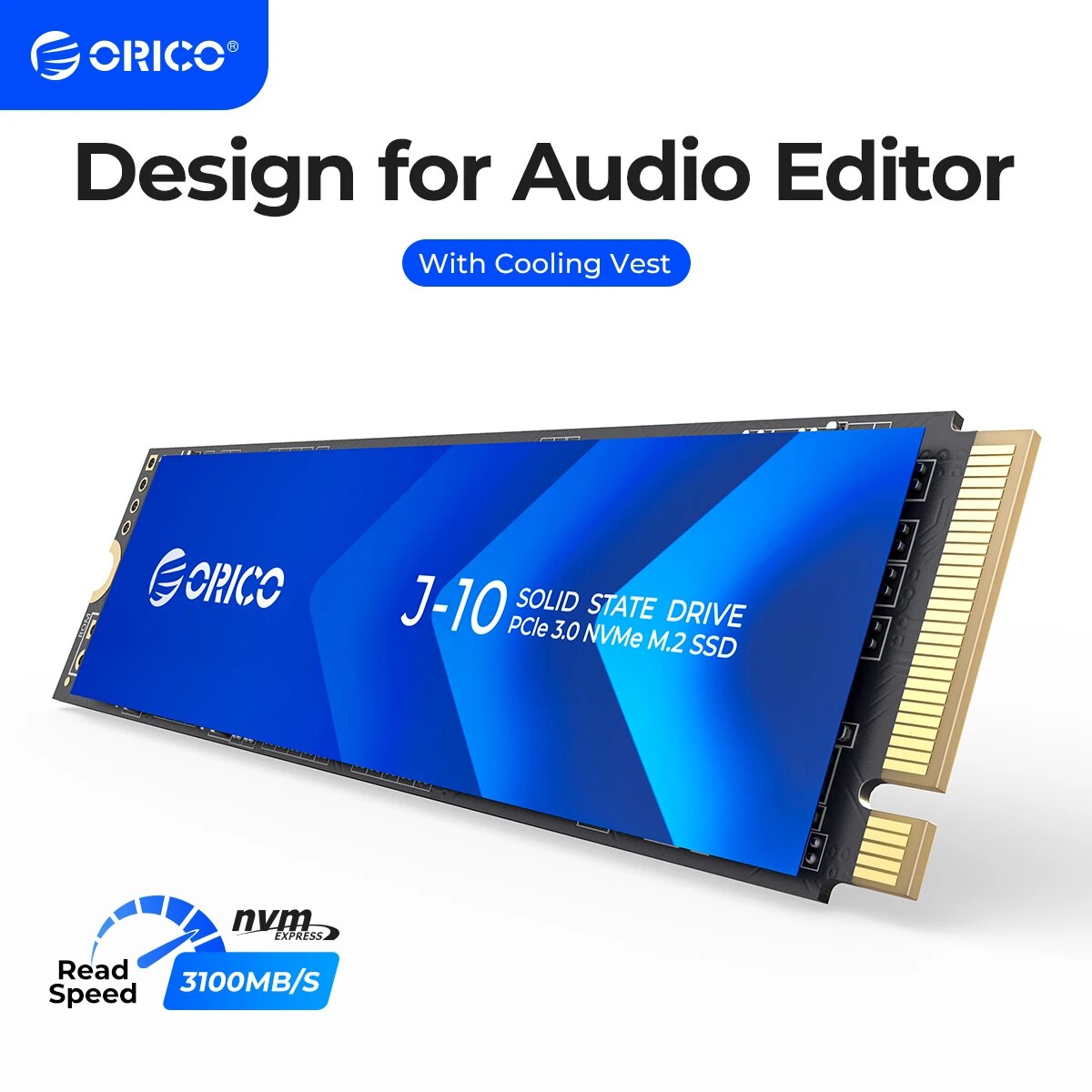 ORICO M.2 SSD M2 NVMe SSD PCIe 3.0 SSD NVMe Gen3 x4 SSD M.2 M Key 2280mm Internal Solid State Drive 1TB 2TB 4TB w/ Cooling Vest. 
