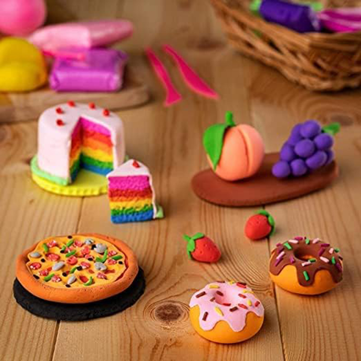 12 Colors Soft Super Light Clay Modeling Air Dry Clay For DIY Handmade Toys. 