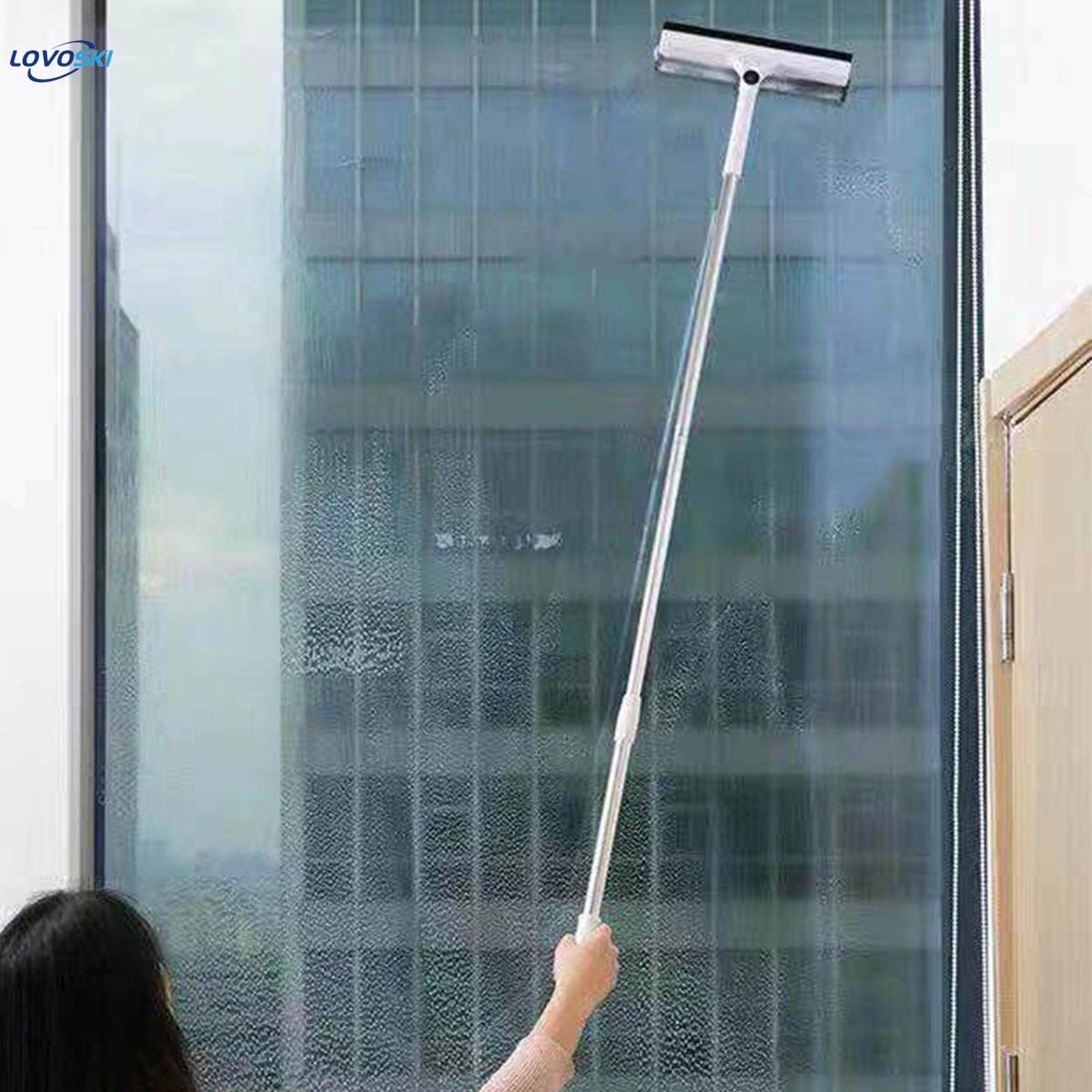 Glass Wiper Glass Clean Tool Removable Multipurpose Window Scrubber Window Squeegee for Tiles Car Outdoor Vehicle Shower Room
