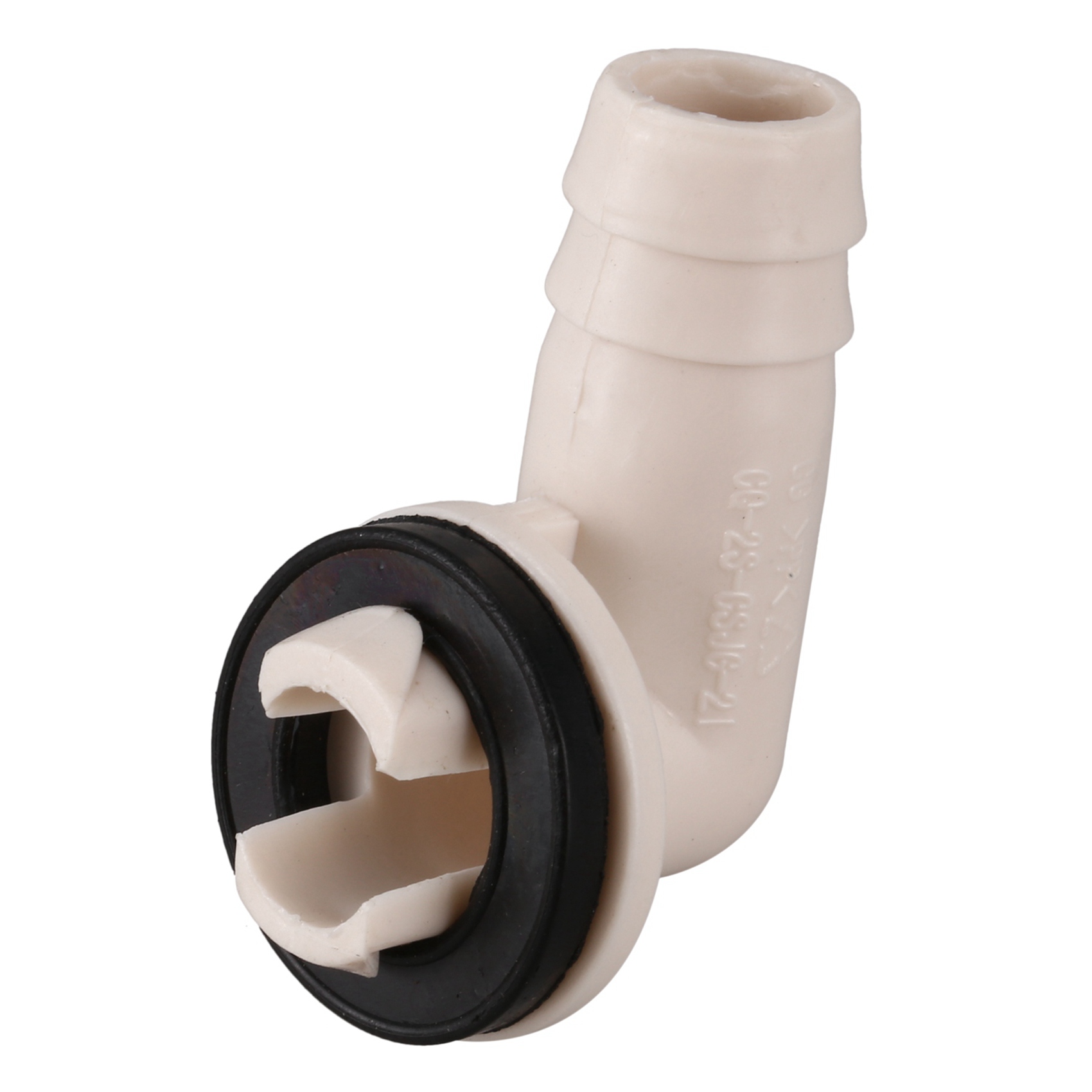 2X Air Conditioner Ac Drain Hose Connector Elbow Fitting for Mini-Split Units and Window Ac Unit 3/5 Inch(15Mm). 
