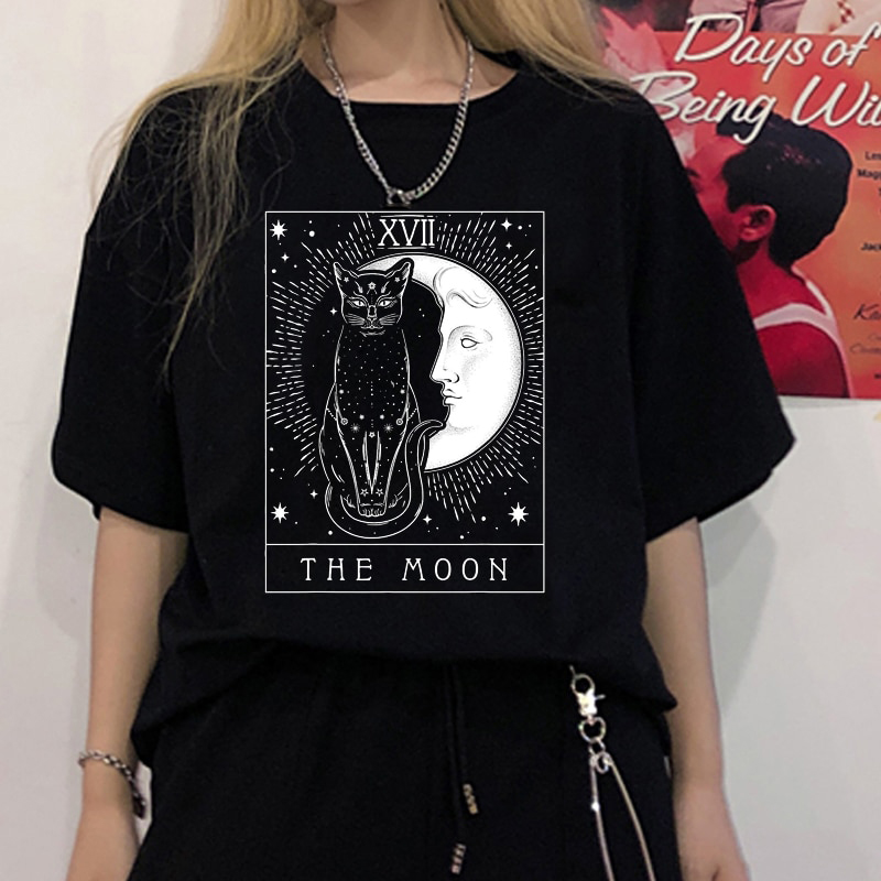 Gothic Death Note Black Oversized T 