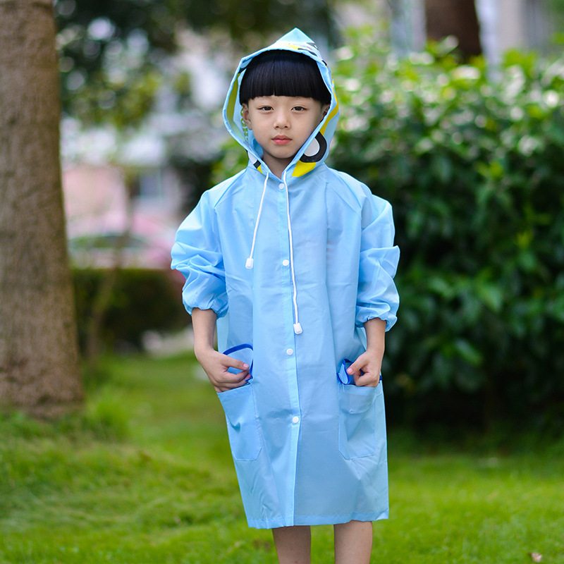 Factory new children's raincoat wholesale poncho kids raincoat waterproof oxford cloth clothes children's one-piece raincoat +. 