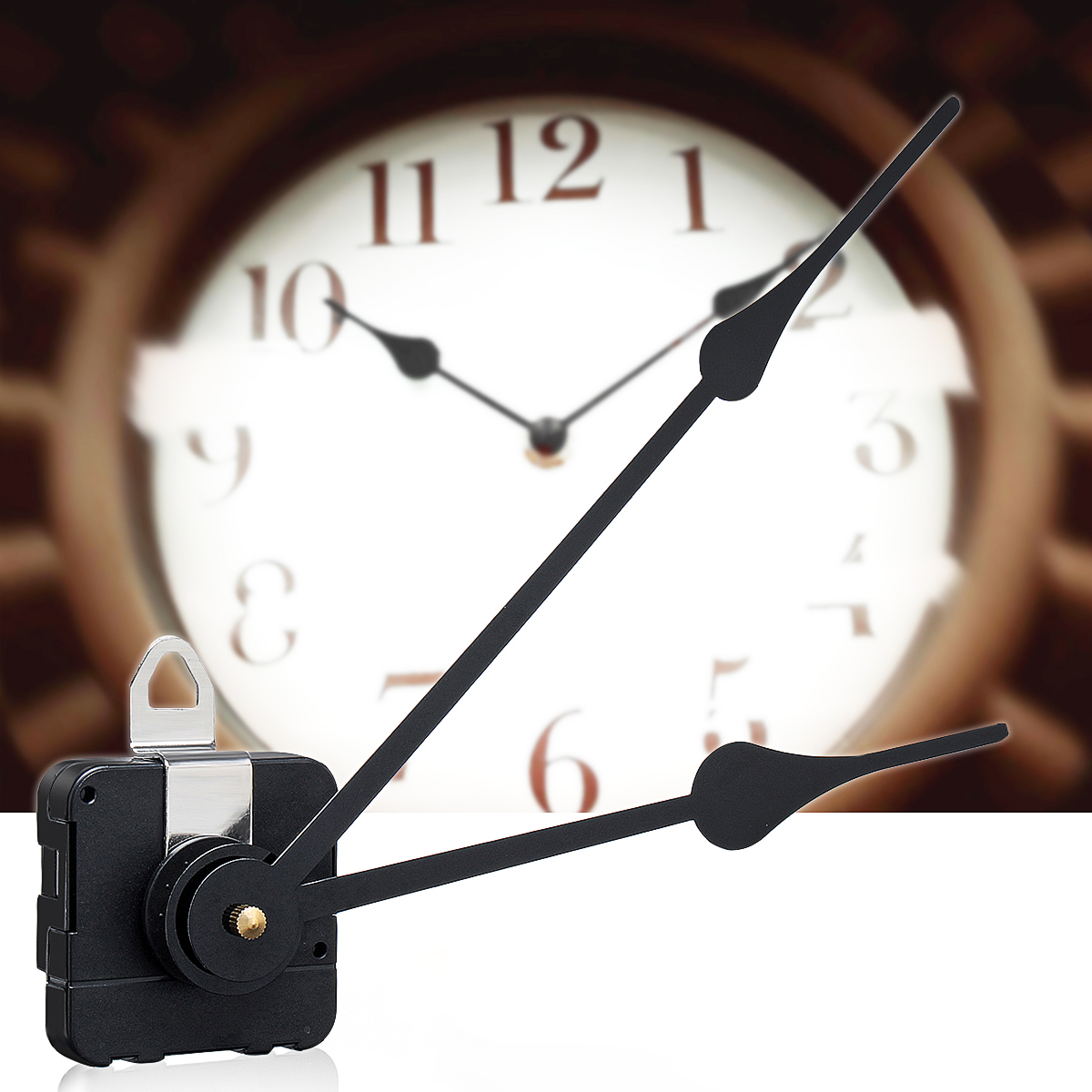 1Pcs High Torque Quartz Clock Movement Mechanism Long Spindle Hand DIY