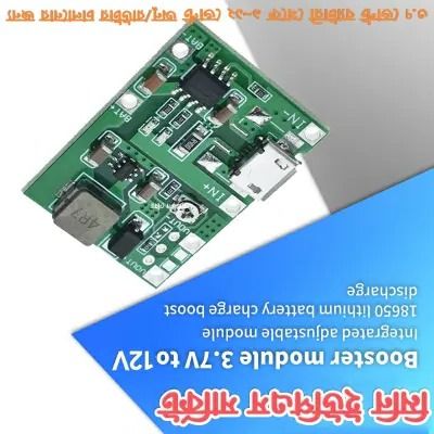 TC4056A USB Lithium Lipo 18650 Battery 3.7V-4.2V To 5V 9V 12V Step Up Module Use DIY WPS Mini UPS Replace XL6009. 