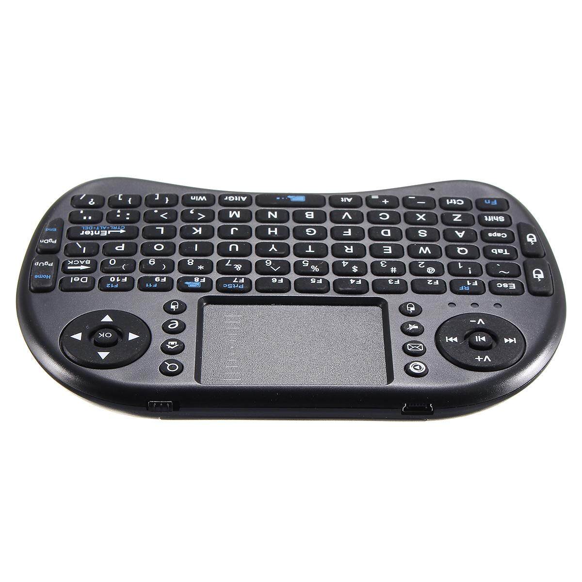 iPazzPort 2.4GHz Mini Wireless QWERTY Keyboard & Mouse For HTPC X-BOX TV Player Black - Black. 
