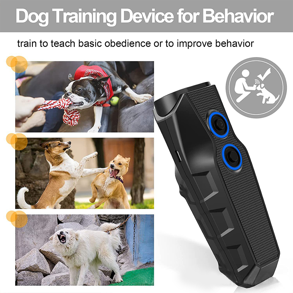 Dog Barking Control Devices Anti Barking Device Ultrasonic Dog Bark Deterrent With LED Dog Training & Behavior Aids. 