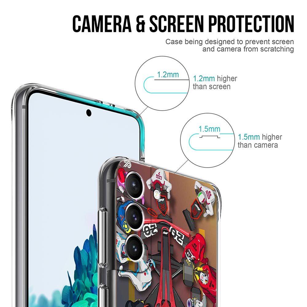 F1 Formula 1 Case for Samsung Galaxy S23 S20 FE S21 S22 Note 20NEW Ultra 5G S10 S9 Plus S10e Silicone Soft Transparent Phone Cover. 