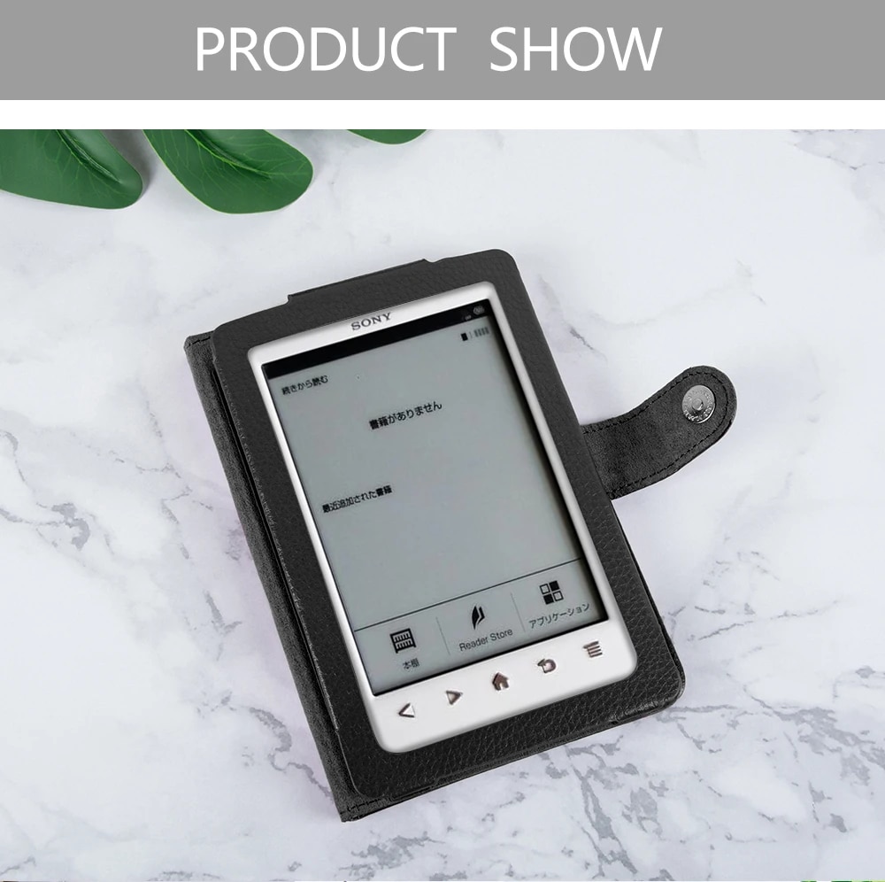 【3C VictoryEagle】Cover Case for Sony Prs T2, Ereader Funda for Ebook , Magnetic PU Leather Protective Shell /Skin. 