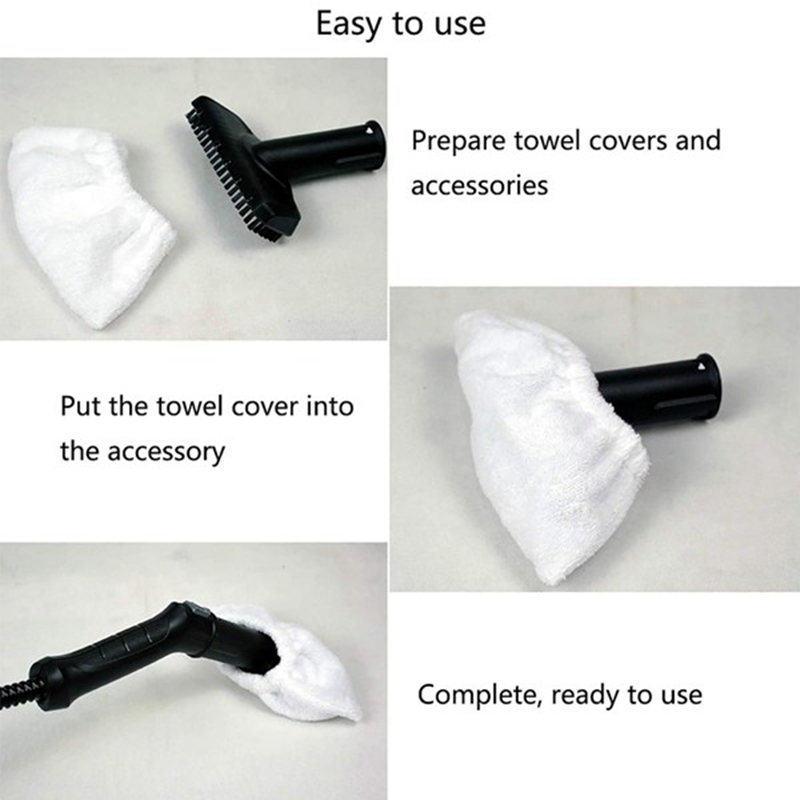 Microfibre Mopping Pads For Karcher Sc2 Sc3 Steamer Cleaner Replacement