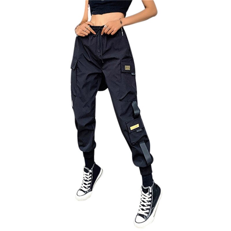 Women Cargo Pants 2023 Harem Pants Fashion Punk Pockets Jogger
