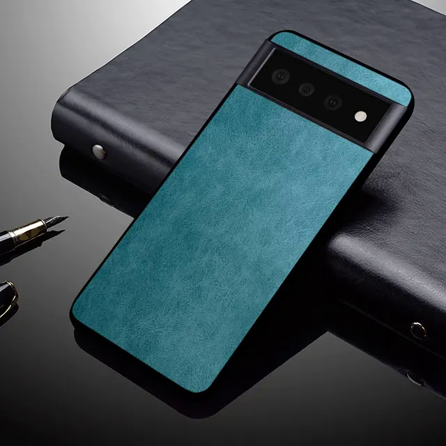 Soft Leather Case For Google Pixel 6 7 Pro 7A 8 Premium Business Style Back Cover for google 7a 6a 6 pro Candy Colorful Cap PCardiaCP. 