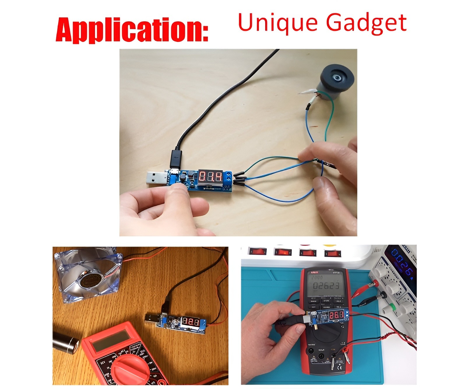 DC-DC 5V to 1.2-24V USB Step-up Step-Down Adjustable Power Supply Module Boost Buck Converter - Versatile Power Supply Module with Adjustable Output. 