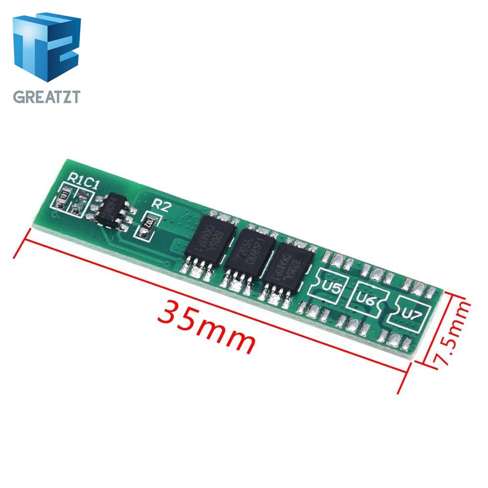 【Alizeker Mall】GREATZT 1S 5A 3.7 V li-ion BMS PCM batterie protection pcm pour 18650 au lithium li batterie. 