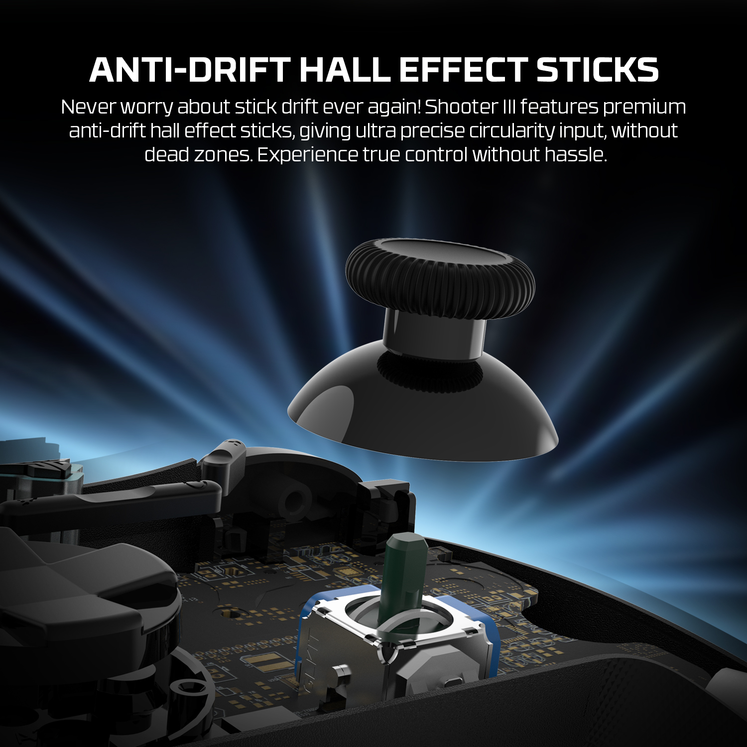 FANTECH WGP13S Shooter-III Multi-Platform Gamepad Wired & 2.4 Ghz Wireless Controller Gamepad Console Joystick Duel Mode USB Type C. 