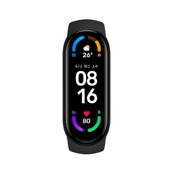 Mi Smart Band 6 AMOLED Full Screen Fitness Tracker with spO2 - Black