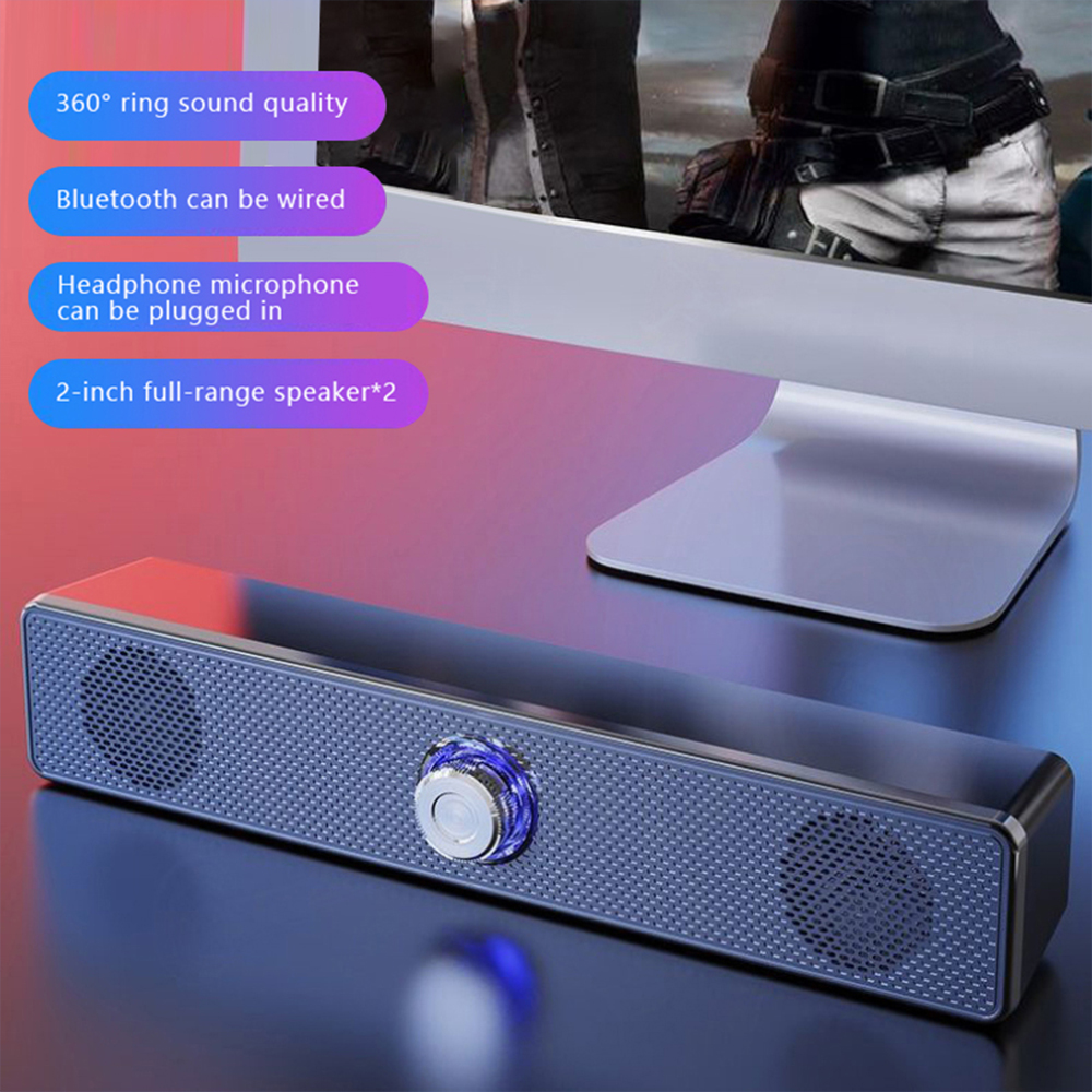 Soundbar With Subwoofer TV Sound Bar Home Theatre System Bluetooth Speaker Extra Bass PC Computer Speakers Bass Stereo. 