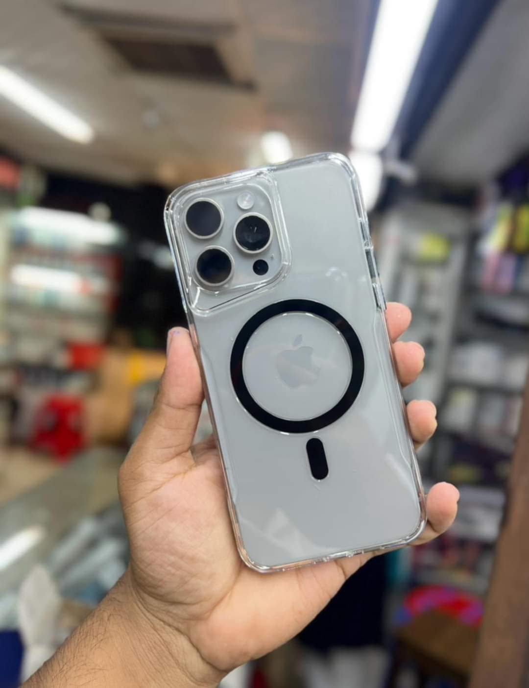 For iPhone 11, 11 Pro, 11 Pro Max, 12, 12 Pro, 12 Pro Max, 13, 13 Pro, 13 Pro Max, 14, 14 Pro, 14 Pro Max, 15, 15 Pro, 15 Pro Max, 16, 16 Pro Max, Ultra Hybrid Transparent Orange and Black Edition NFC Case Yellowing Resistance Magsafe Tpu Back Cover. 