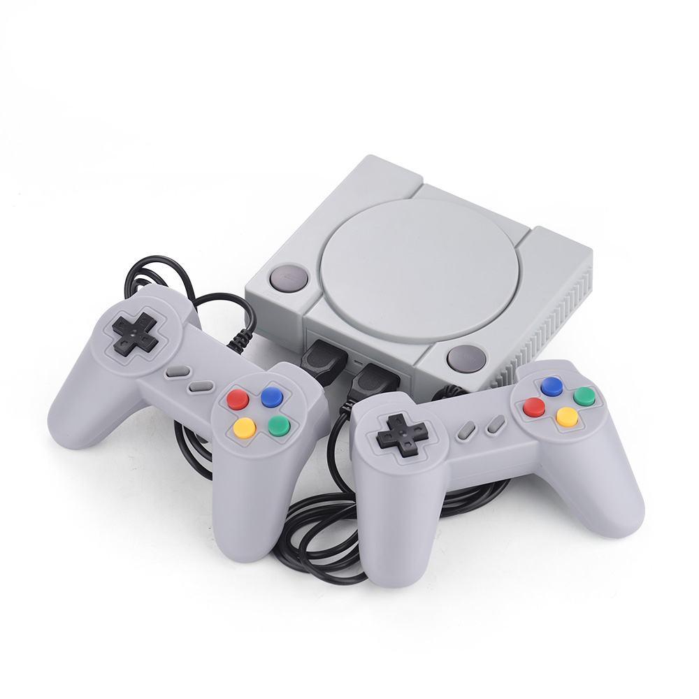 【Serendipity party】White & EU & RS-70 Portable Game Console Retro Game Station with 2 Player Handles Built-in 648 Classic Games for Video Game Lover Kids. 