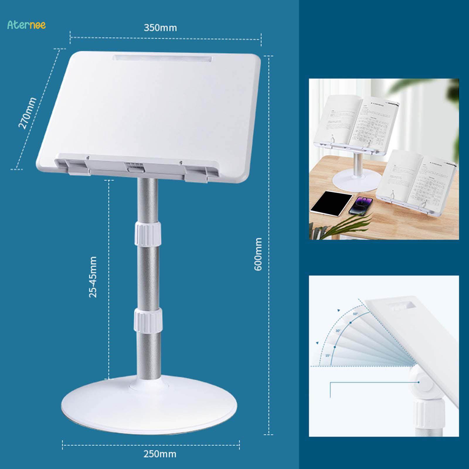 Reading Book Stand Adjustable Height and Angle for Recipe Document Magazine. 