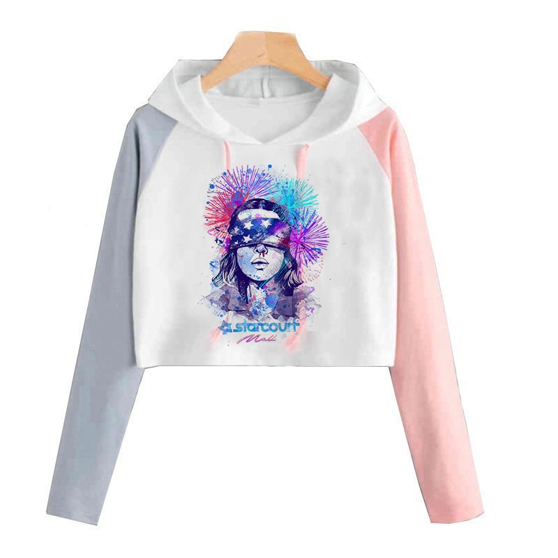 Stranger Things Hoodie Woman Hooded Hoodies Kp Sweatshirts Kawaii Korean Oversized Harajuku  Hop Hoodie Sweatshirt. 
