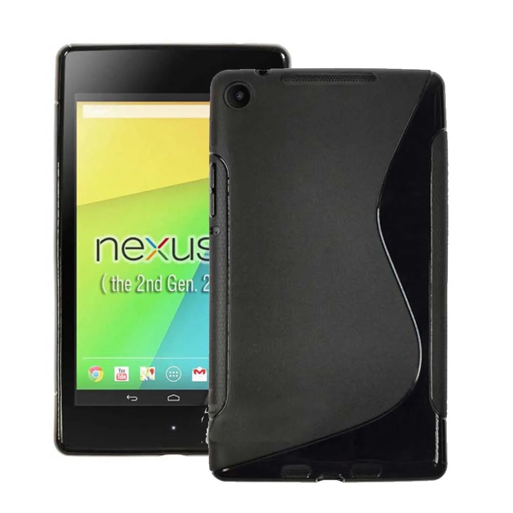 【Lejia】Nexus 7 2013 TPU case - for New Google Nexus 7 FHD Tablet pouch silicon cover funda (Not for Nexus 7 1st