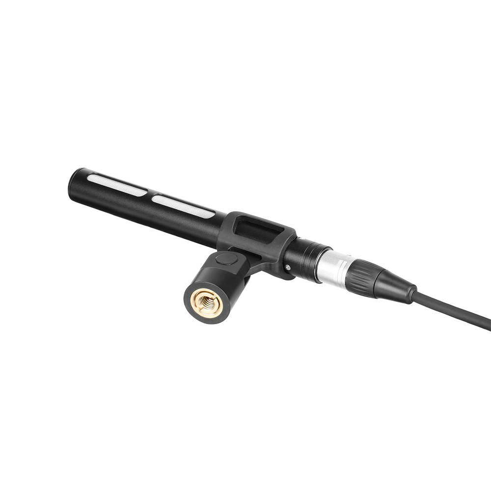 BOYA BY-BM6040 Professional Condenser Cardioid Mini Shotgun Microphone with 12-48 Phantom Power for Video Camera Recording Interview. 