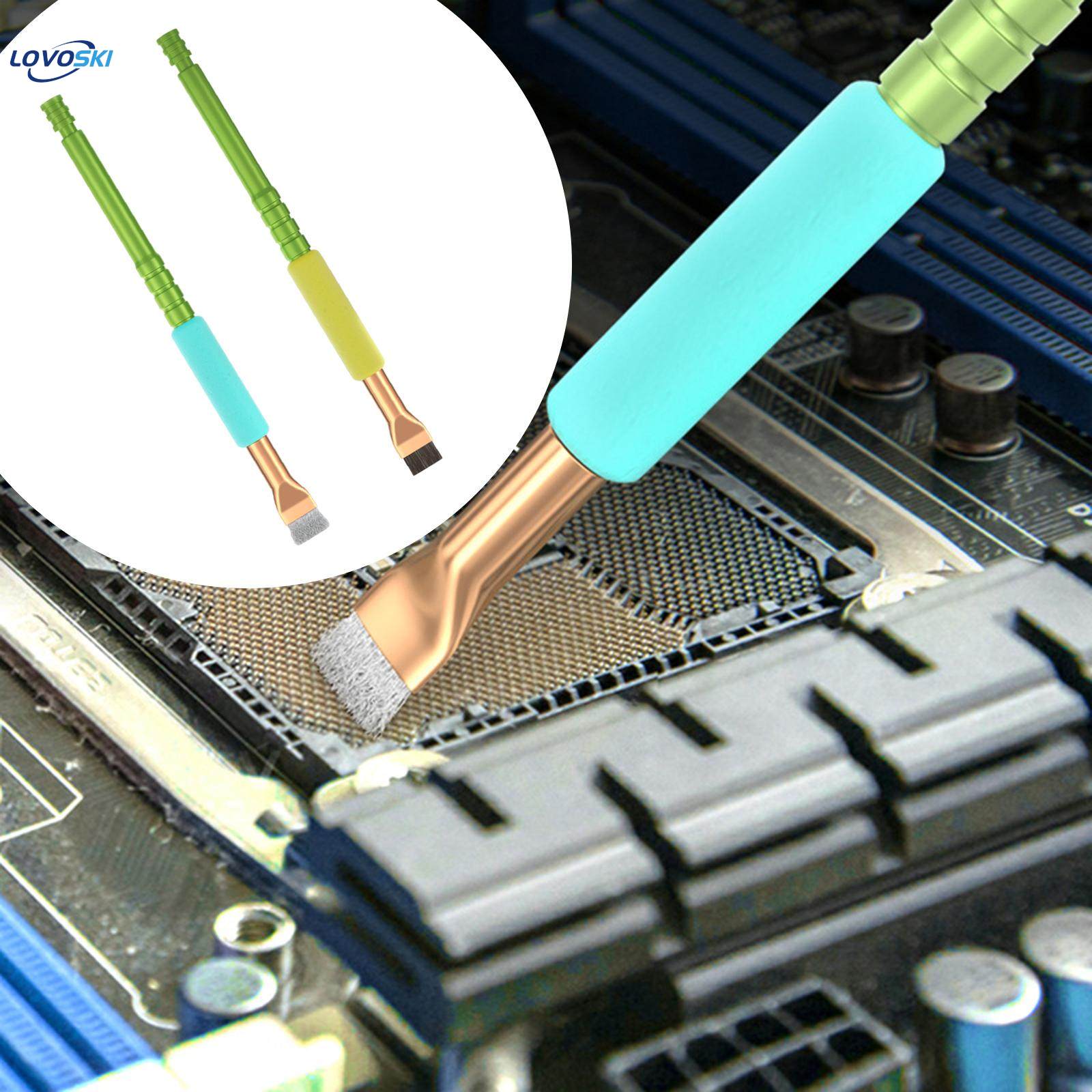 2x IC Pad Cleaning Brush CPU Motherboard Clean Anti Static Hardening Brush. 
