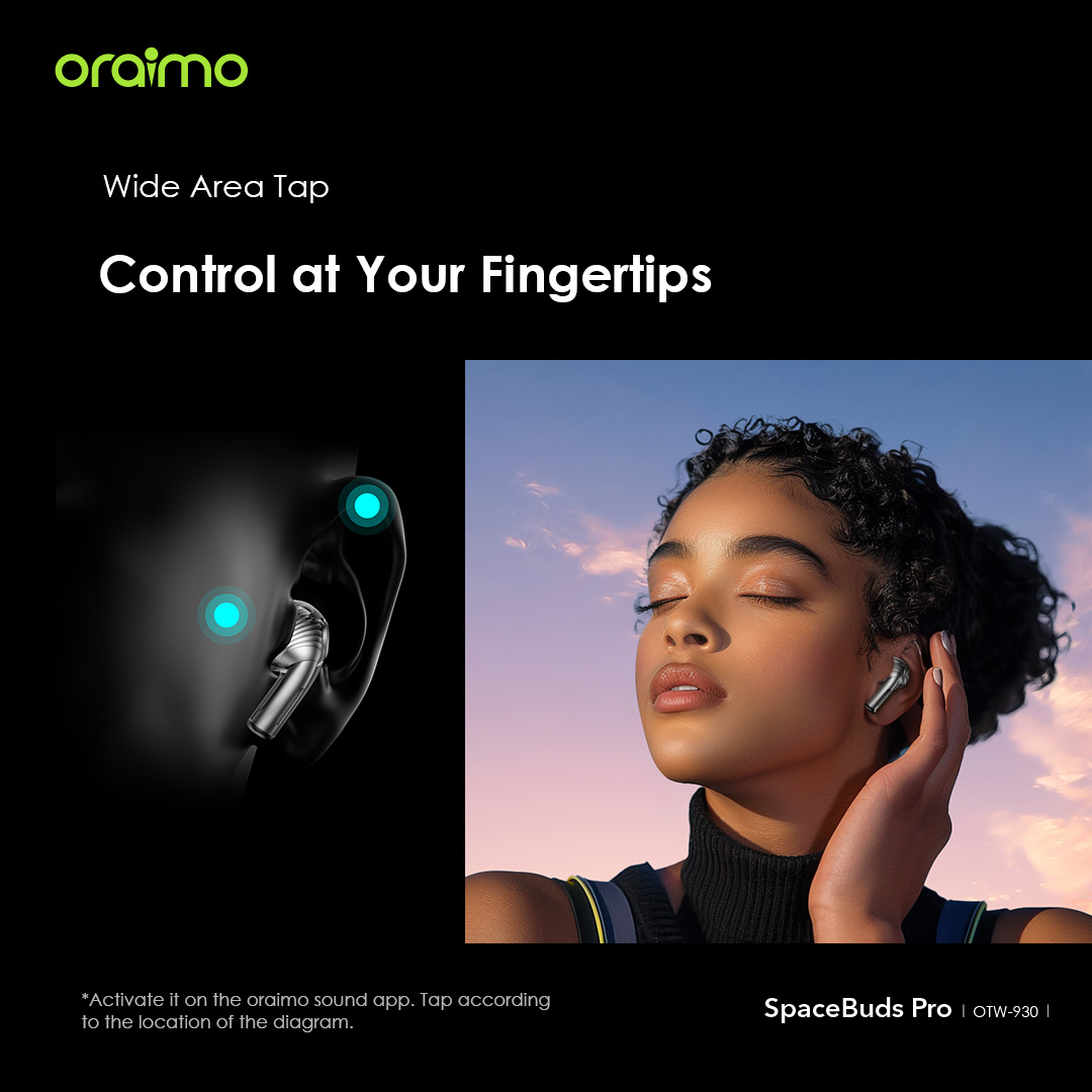 SpaceBuds Pro Premium 50dB Hybrid ANC True Wireless Earbuds. 