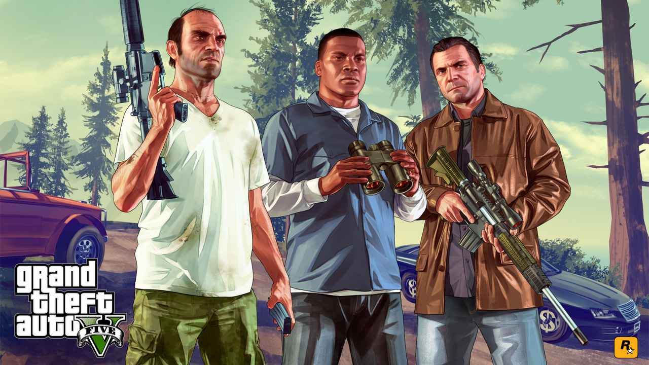 GTA 5  Premium Edition GTA V - PS4 Game. 