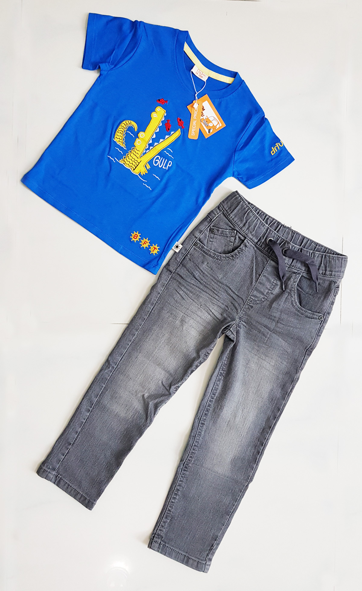 Boys Jeans Pant \u0026 T-Shirt Set for 3 