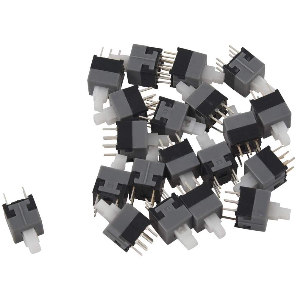 6 Pin DPDT Latching Tact Tactile Push Button Pushbutton Switch 40 Pcs. 