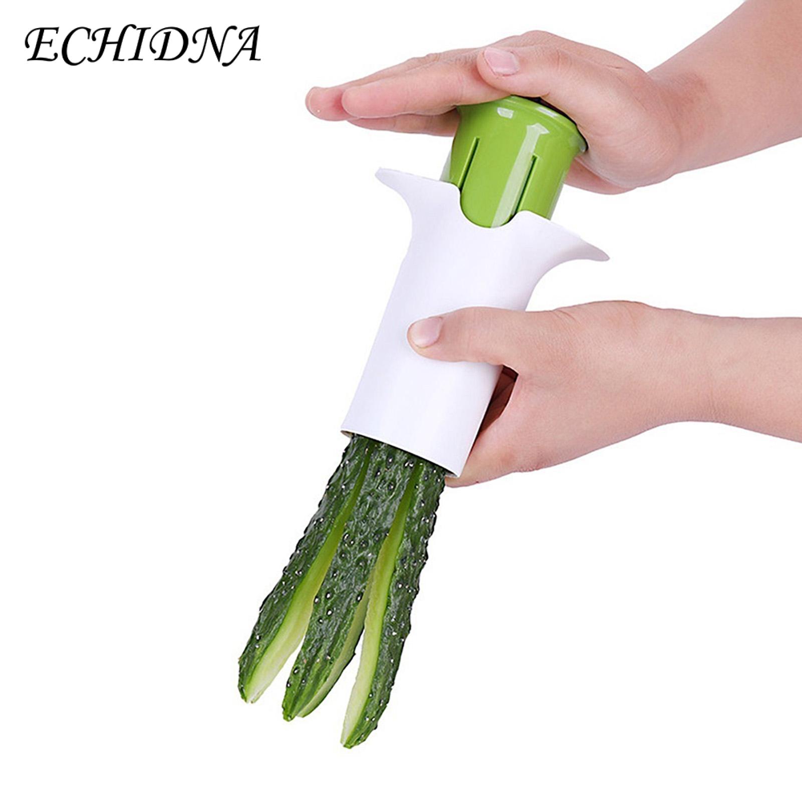 ECHIDNA Fruit Cutter Smooth Edge Cucumber Carrot Slicer Vegetable Chopper. 