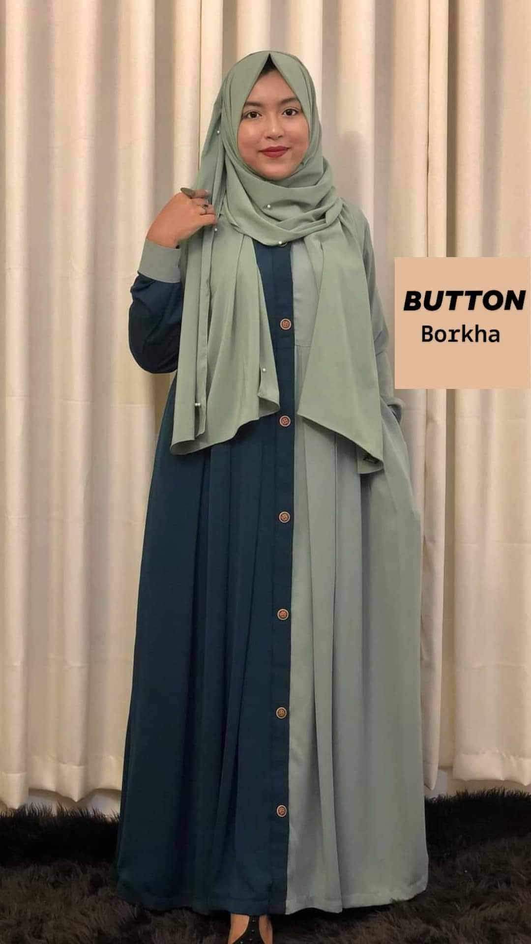 Borkha Elegance with Abaya Irani Stylish Party Borkha - A Hijab Fashion Collection Featuring Fashionable Khimar Lycra Borkha Without Hijabs.. 