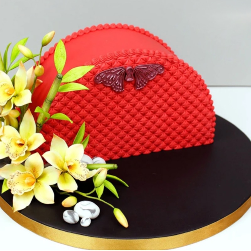 Continuous Quilting Molds Fondant Cakes Decorating Tools Silicone Molds Sugarcraft Chocolate Baking Tool For Cakes Gumpaste Form. 