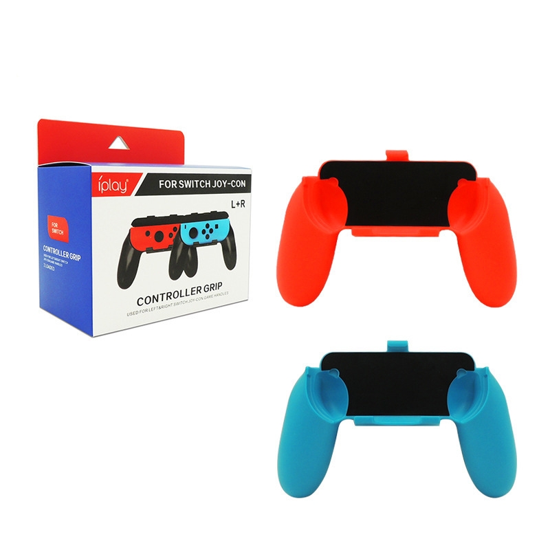 IPLAY Game Console Left & Right Handles For Nintendo Switch(Black ). 