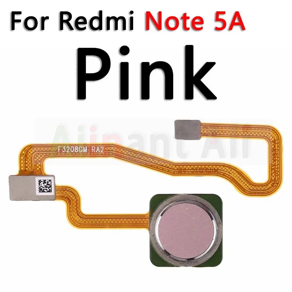 Original For Xiaomi Redmi Note 5 5A Pro Prime Plus Home Button Back Touch ID Finger Scanner Fingerprint Sensor Flex Cable. 