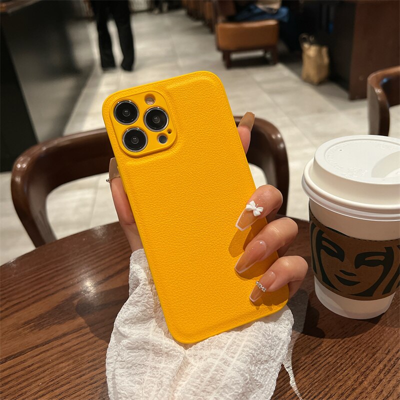 Personalized Customized Name Letter Phone Case For iPhone 14 13 Pro Max 12 11 X XS XR 7 8 Plus SE Leather Protective Back Cover. 