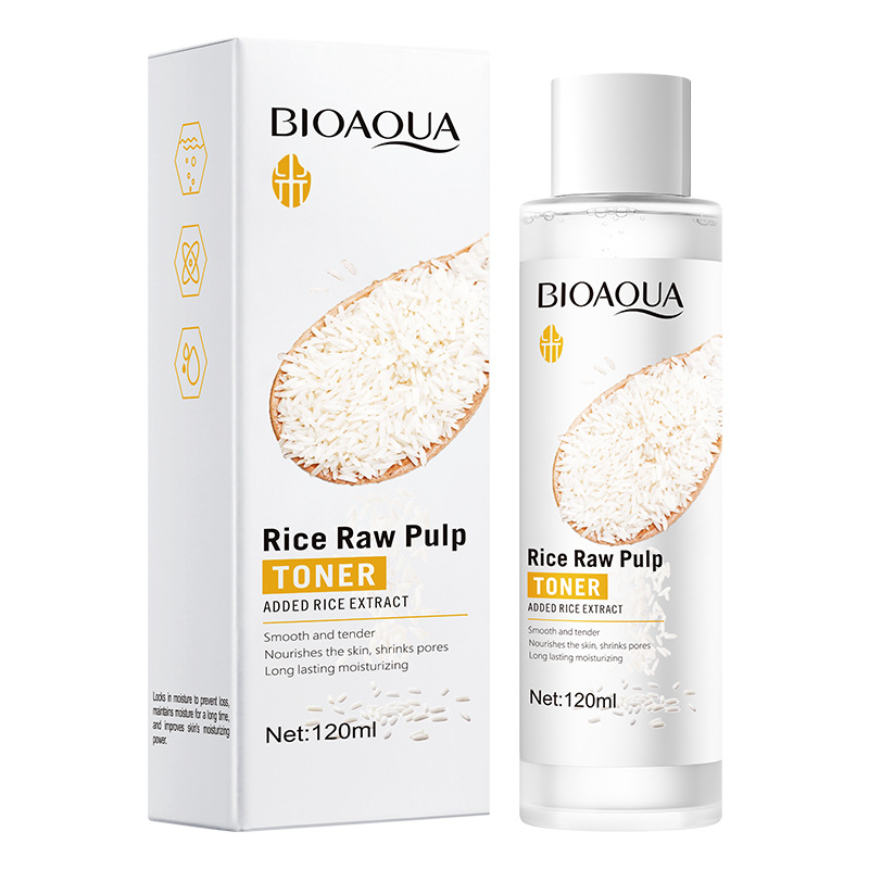BIOAQUA Smooth Skin Moisturizing Rice Raw Pulp Face Toner- 120ml