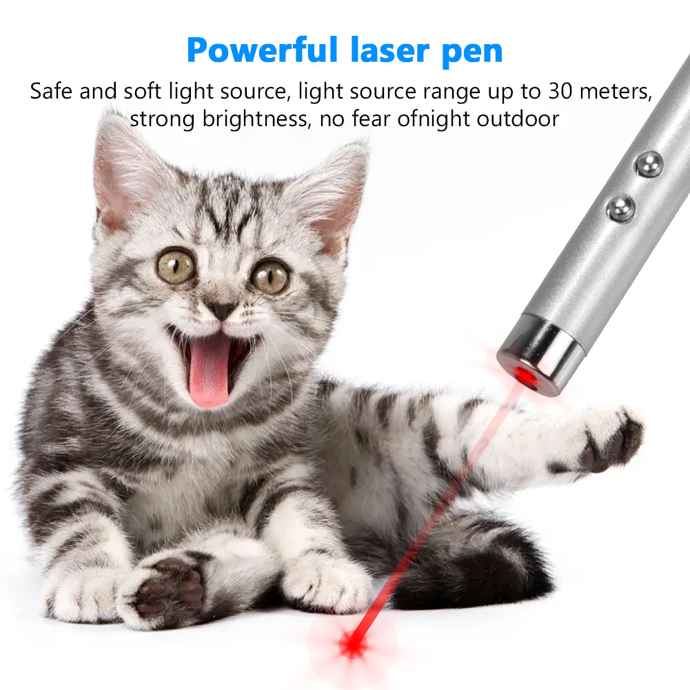 Multifunctional 2 In 1 Red Laser Pen New Beam Light Pointer Laser Mini LED Flashlight for Work Teaching Training Tool Keyring. 