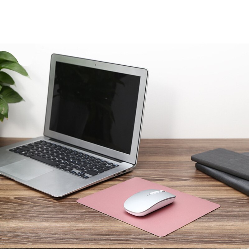 HXSJ Metal Mouse Pad Mat Hard Smooth Matte Thin Non-Slip Waterproof Fast and Accurate Control Mousepad for Office Home. 