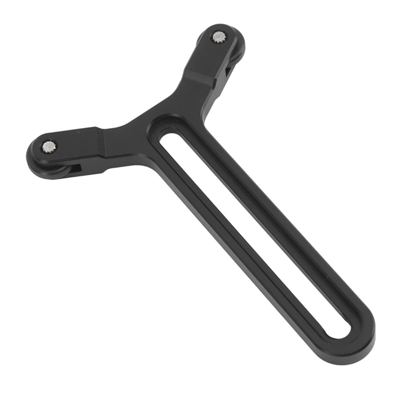 Y Shape Lens Support Bracket with Double Wheels Lens Support System 22-71.5Mm Height Adjustment for -S/-SC Easy Install Easy to Use. 