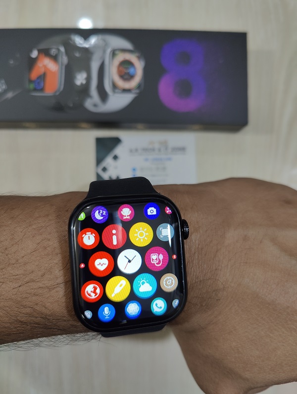 Keqiwear WS88 Smartwatch 1.96 inch Full Display Waterproof Calling Option Series 8. 