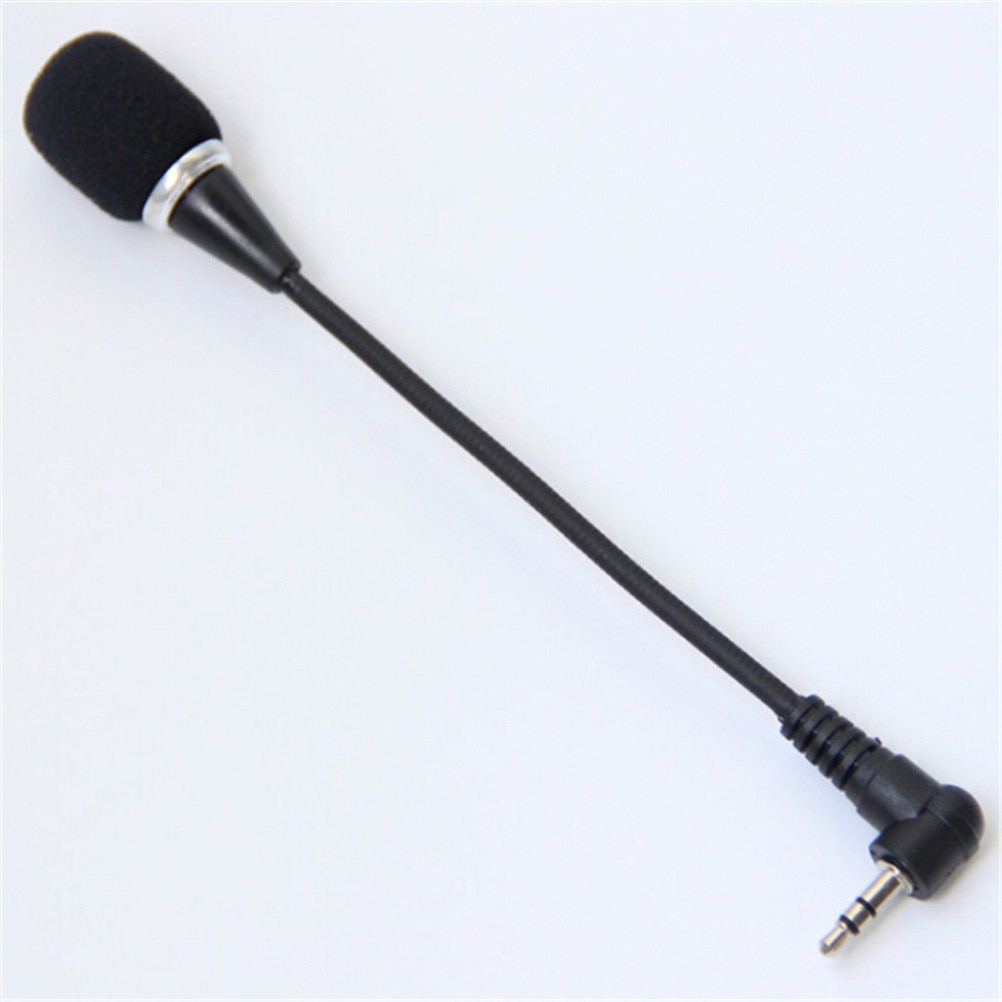 New Mini 3.5mm Jack Flexible Microphone Speaker Mic For PC Computer Laptop Notebook Condenser Microphone. 