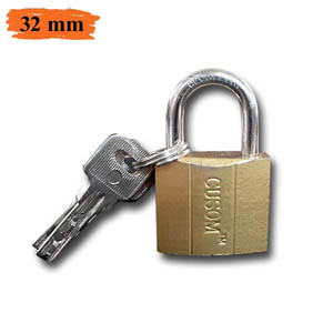 32mm Padlock With 3 Keys Top Security Lock for Travel bag/Luggage locks bag high quality
