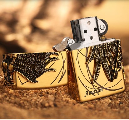 Zippo Lighter Gold Plated Custom Zippo Lighter. 